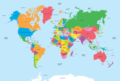 Từ vựng Tiếng Trung : Tên các quốc gia trên thế giới